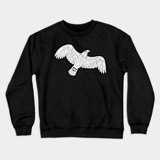 Native Inspired Bald Eagle Crewneck Sweatshirt